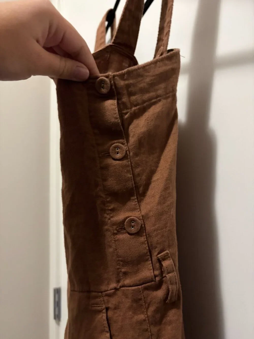 Everlane The Linen Side-Button Jumpsuit